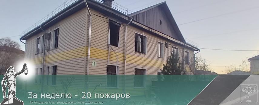 За неделю - 20 пожаров  | Администрация муниципального округа город Партизанск Приморского края Официальный сайт