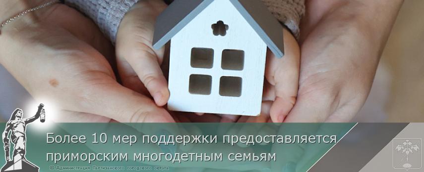 Более 10 мер поддержки предоставляется приморским многодетным семьям | Администрация муниципального округа город Партизанск Приморского края Официальный сайт Более 10 мер поддержки предоставляется приморским многодетным семьям | Администрация муниципального округа город Партизанск Приморского края Официальный сайт