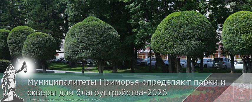 Муниципалитеты Приморья определяют парки и скверы для благоустройства-2026 | Администрация муниципального округа город Партизанск Приморского края Официальный сайт Муниципалитеты Приморья определяют парки и скверы для благоустройства-2026 | Администрация муниципального округа город Партизанск Приморского края Официальный сайт